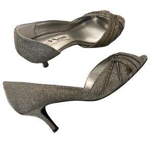 Nina Shoes Silver Heels